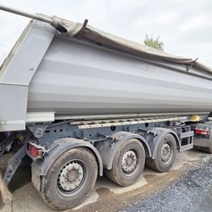 foto 42t/29m3 dumper návěs vana sklápěč MEILLER KISA3 hardox plachta