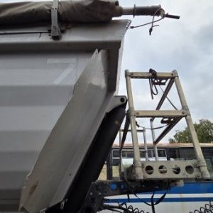 foto 42t/29m3 dumper návěs vana sklápěč MEILLER KISA3 hardox plachta