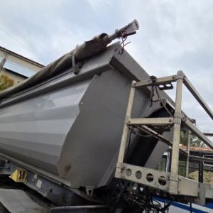 foto 42t/29m3 dumper návěs vana sklápěč MEILLER KISA3 hardox plachta