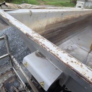 foto 42t/29m3 dumper návěs vana sklápěč MEILLER KISA3 hardox plachta